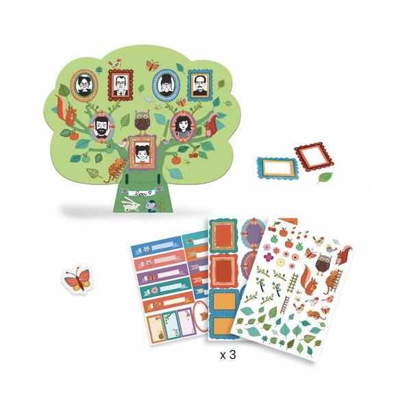 Zestaw dziecięcy DIY Djeco Drzewo genealogiczne-image-1