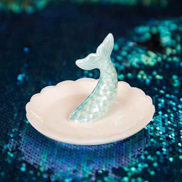 Talerzy ceramiczny na biżuterię Now or Never Mermaid Tales, ⌀ 10,5 cm
