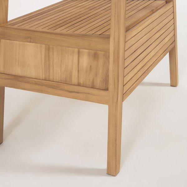 Szafka pod umywalkę z drewna tekowego Kave Home Sunday-image-1