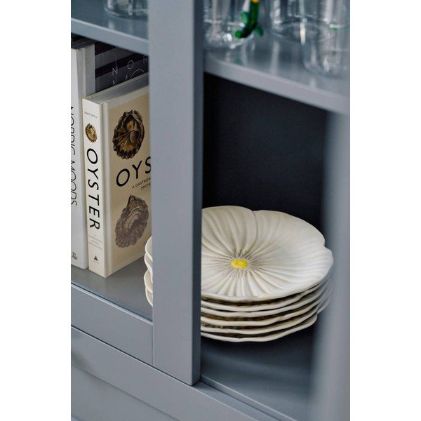 Szara witryna z płyty MDF wisząca 85x170,5x35 cm Prato – Ellos Home-image-2