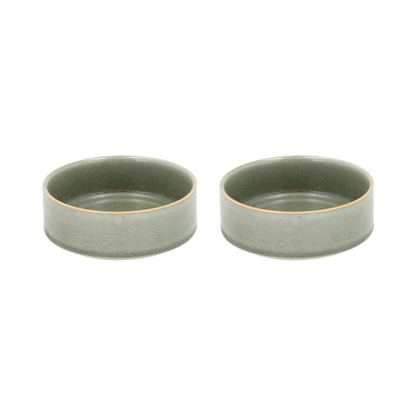 Zielone porcelanowe miski zestaw 2 szt. ø 10,1 cm Fjord – Villa Collection-image-1