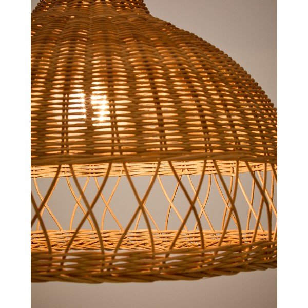 Rattanowy abażur w naturalnym kolorze ø 40 cm Loura – Kave Home-image-3
