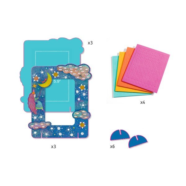 Zestaw do stworzenia 3 ramek Djeco Dreamer-image-2