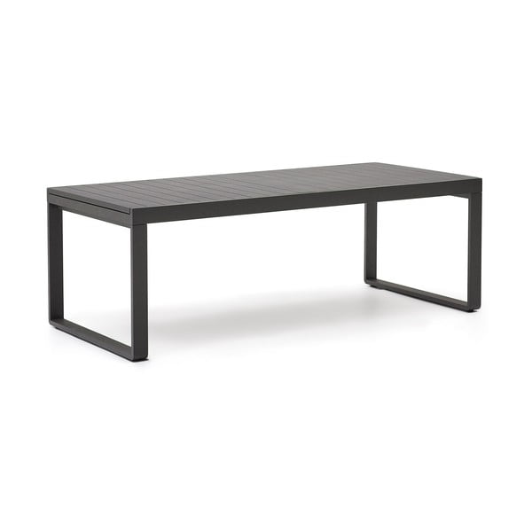 Metalowy stół ogrodowy 100.5x220 cm Galdana – Kave Home-image-3