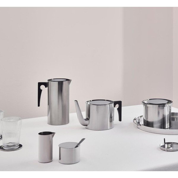 Dzbanek do herbaty ze stali nierdzewnej w kolorze srebra 1,25 l Arne Jacobsen – Stelton-image-1