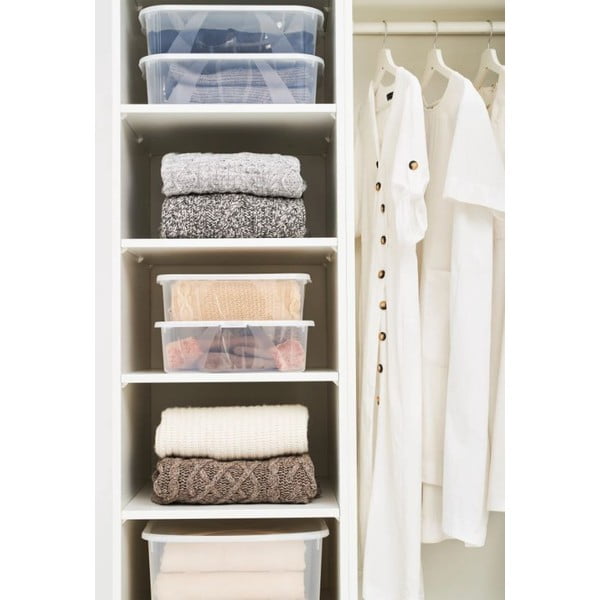 Plastikowy pojemnik do przechowywania z pokrywą 10 l Lona – Rotho-image-2