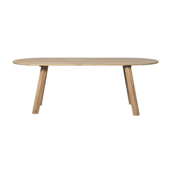 Stół z litego drewna dębowego 90x220 cm Tablo – WOOOD