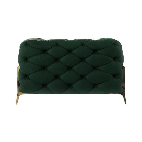 Ciemnozielony aksamitny fotel Chelsea Bis – Ropez-image-3