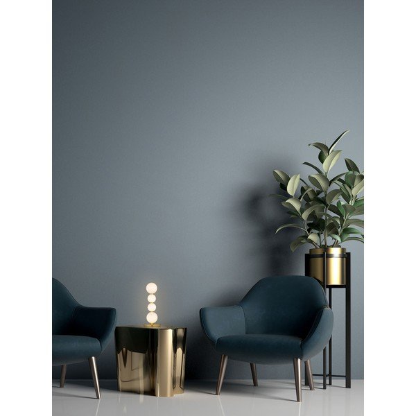 Biała/w kolorze złota metalowa lampa stołowa LED ze szklanym kloszem (wysokość 31 cm) Perla – Nova Luce-image-1