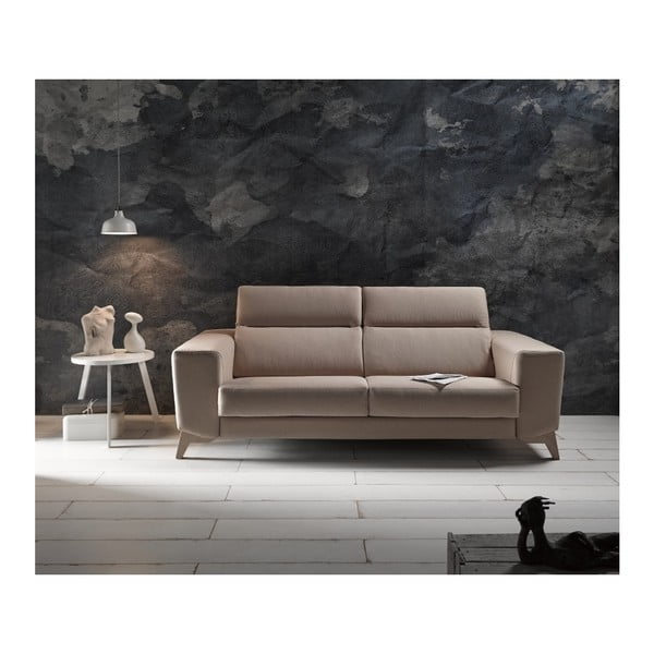 Beżowa sofa rozkładana Suinta Borja, szer. 218 cm
