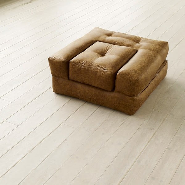 Fotel rozkładany Karup Cube Cognac-image-2