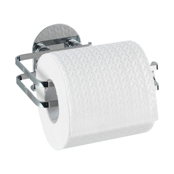 Uchwyt na papier toaletowy z przyssawką Wenko Turbo-Loc, 11x13,5 cm