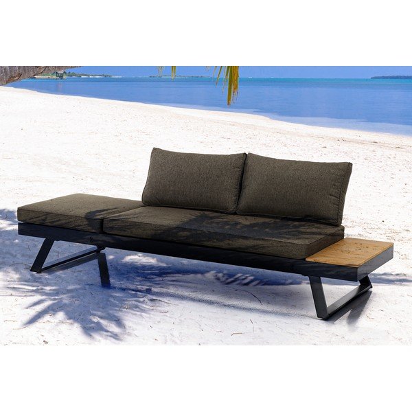 Czarnoszara sofa ogrodowa Thilia – Tomasucci-image-1