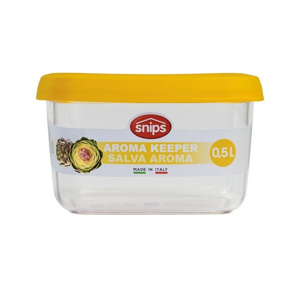 Żółty pojemnik na żywność Snips Snowflake, 0,5 l-image-1