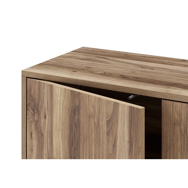 Szafka pod TV w dekorze orzecha 160x51 cm Laila – Marckeric-image-4