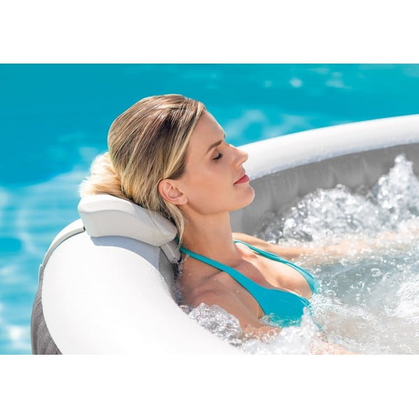 Jacuzzi dmuchane dla 6 osób ø 216 cm głębokość 71 cm Bubble Greywood Deluxe 6 AP – Intex-image-4