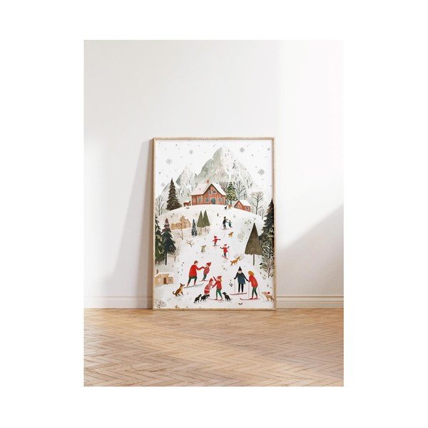 Obraz drukowany z ramą w zestawie 30x40 cm – Wallity-image-1