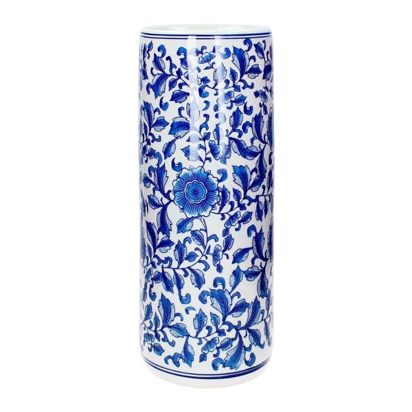 Niebiesko-biały pojemnik porcelanowy HF Living wys. 45 cm