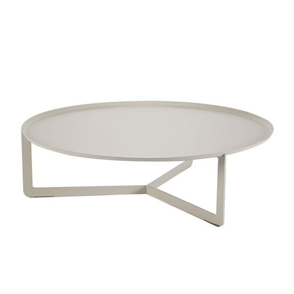 Kremowy stolik MEME Design Round, Ø 80 cm