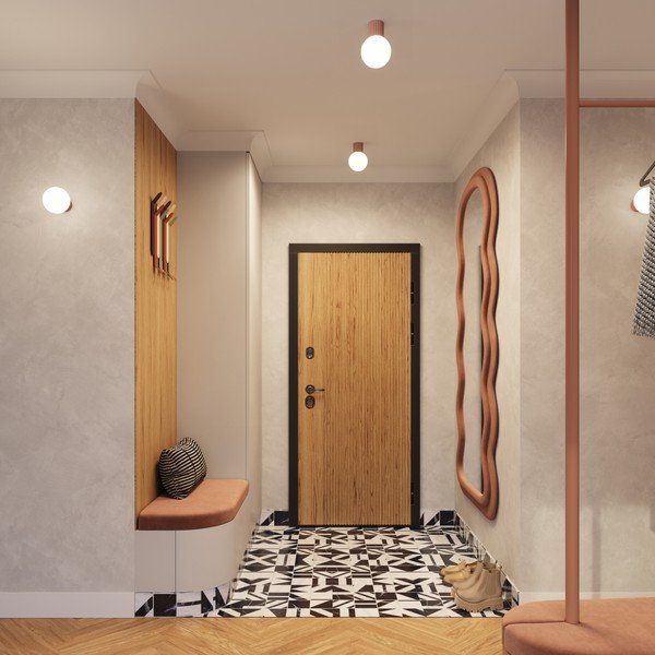 Jasnobrązowy kinkiet ø 12 cm Orbital – Sollux-image-3