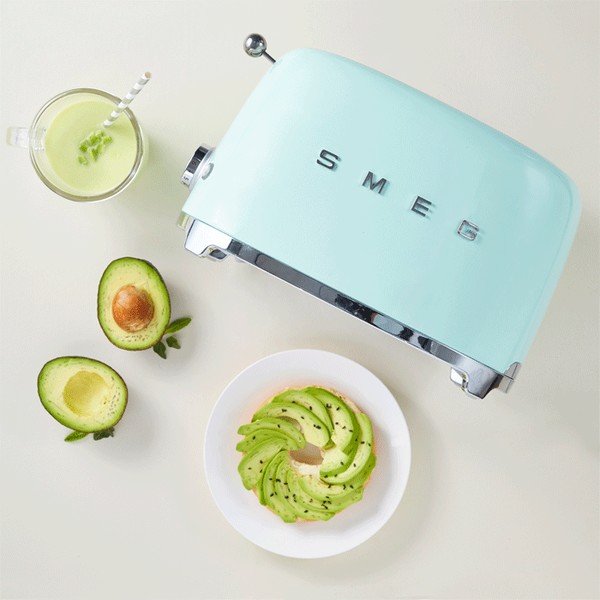 Jasnozielony toster Retro Style – SMEG-image-2
