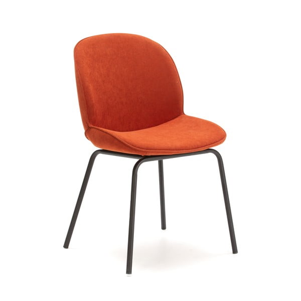 Pomarańczowe krzesła zestaw 2 szt. Vicky – Marckeric