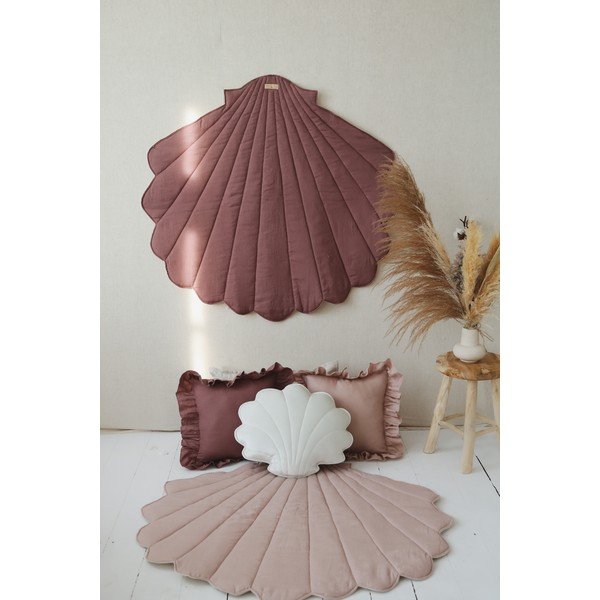 Różowy dziecięcy koc do zabawy Marsala – Moi Mili-image-1