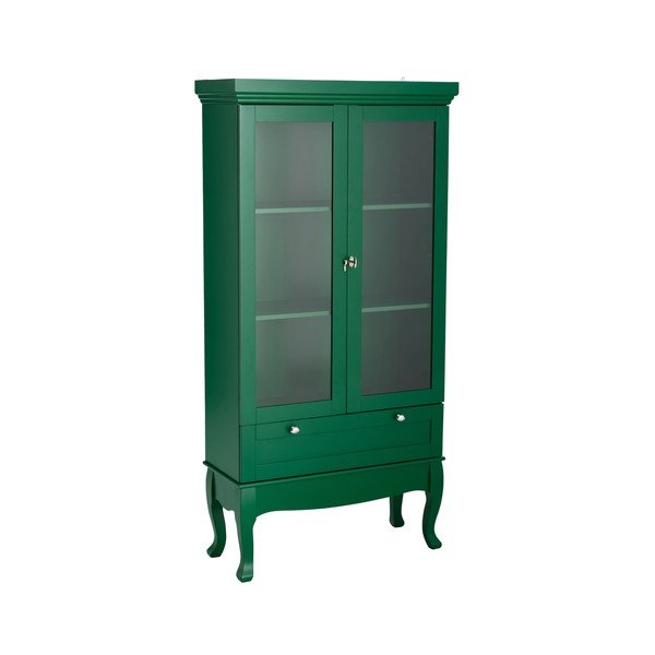 Zielona witryna z płyty MDF wisząca 85x170,5x35 cm Prato – Ellos Home