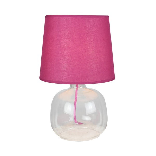 Lampa stołowa Mandy, różowa