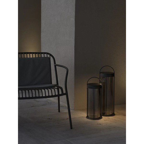 Szare metalowe krzesło ogrodowe Yua Wire – Blomus-image-3