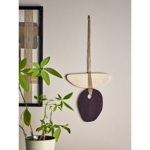 Drewniana dekoracja ścienna 30,5x33 cm Yoki – Bloomingville-image-1
