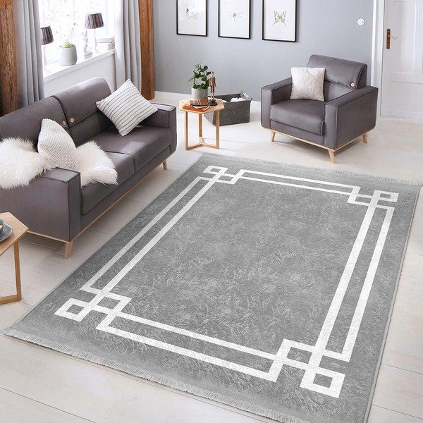Szary dywan 160x230 cm – Mila Home-image-3