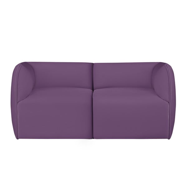 Fioletowa modułowa sofa 2-osobowa Norrsken Ebbe