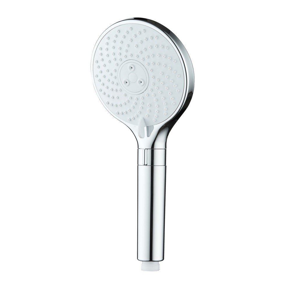 Plastikowa słuchawka prysznicowa w kolorze srebra z połyskiem ø 12 cm Water Saving – Wenko (zdjęcie 4)