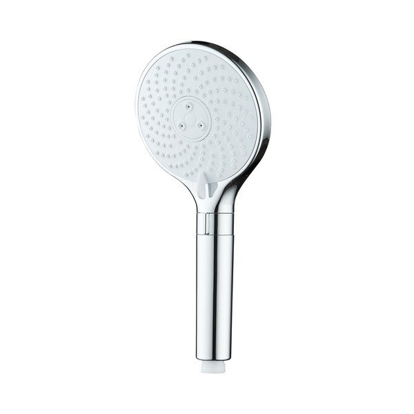 Plastikowa słuchawka prysznicowa w kolorze srebra z połyskiem ø 12 cm Water Saving – Wenko-image-3