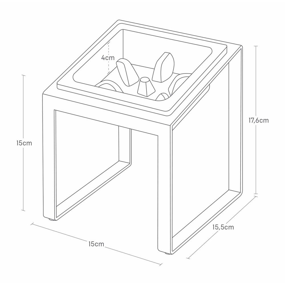 Miska ze stojakiem dla czworonoga ceramiczna Nooks – YAMAZAKI (zdjęcie 8)