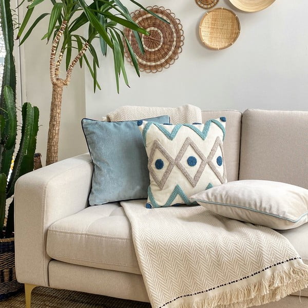 Poszewka na poduszkę z domieszką lnu Joynodes Bethany, 43x43 cm-image-2