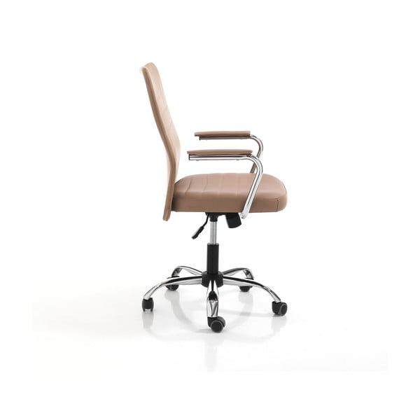 Brązowe krzesło biurowe Tomasucci Wichita-image-2