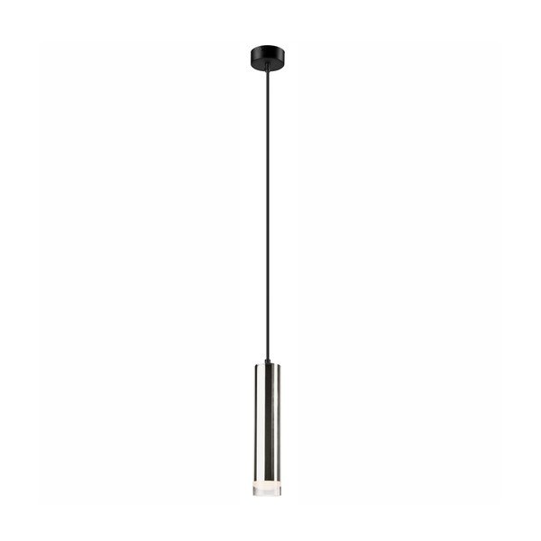 Lampa wisząca w czarno-srebrnym kolorze Diego – LAMKUR