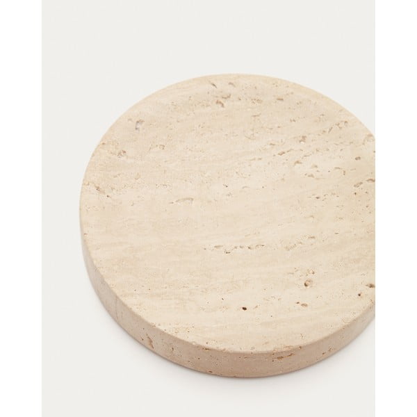 Beżowa kamienna mydelniczka Macre – Kave Home-image-3