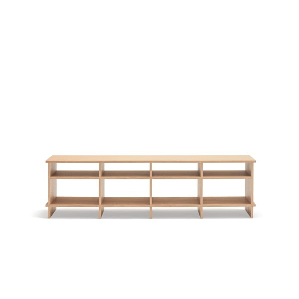 Szafka pod TV w dekorze dębu w naturalnym kolorze 180x50x40 cm Inari – Teulat