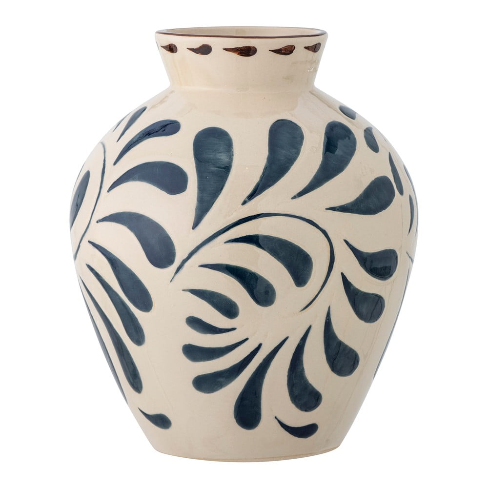 Kremowy kamionkowy wazon (wysokość 24 cm) Heikki – Bloomingville (zdjęcie 3)