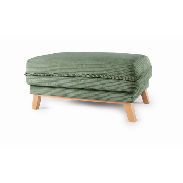 Jasnozielony sztruksowy podnóżek Tori – Bonami Selection-image-2