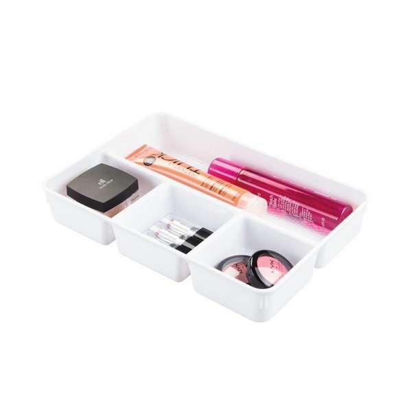 Biały organizer InterDesign Rain Plus, dł. 34 cm-image-3