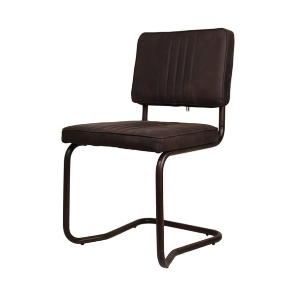 Ciemnobrązowe krzesło HSM Collection Delano