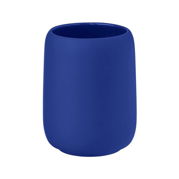 Niebieski kubek na szczoteczki do zębów ceramiczny Sono – Blomus