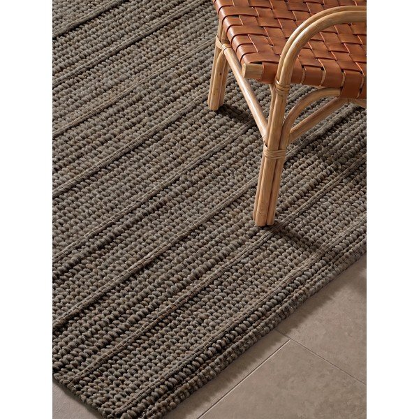 Ciemnoszary/ciemnobrązowy wełniany dywan tkany ręcznie 120x170 cm Camden Parker – Ted Baker-image-2