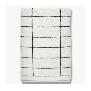 Biały bawełniany ręcznik 50x100 cm Tile Stone – Mette Ditmer Denmark