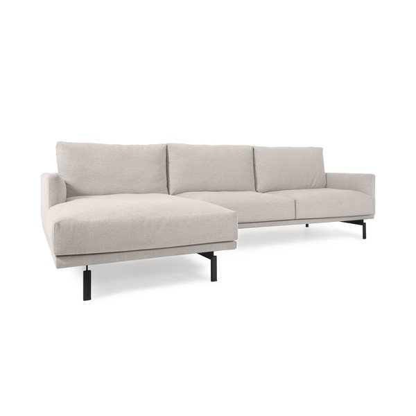 Beżowy narożnik Kave Home Galene, lewy róg, 254 cm-image-2