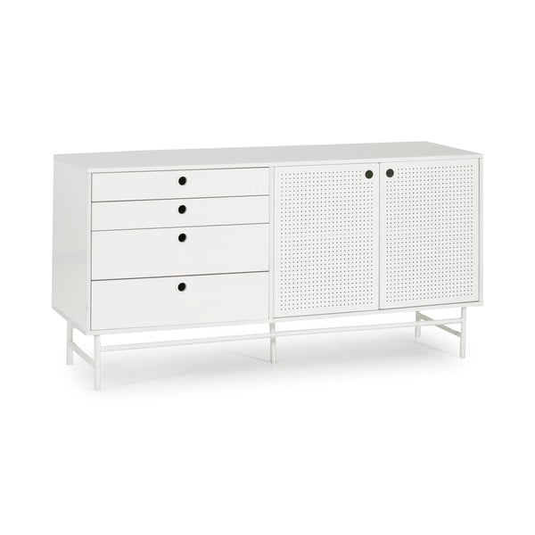 Biała komoda Teulat Punto, szer. 150 cm-image-3